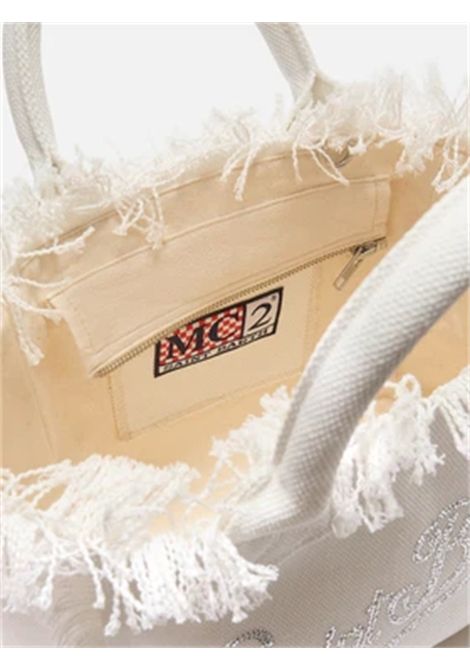 Borsa Media in canvas SAINT BARTH | COL0001 COLETTE02571L 01 STRASS